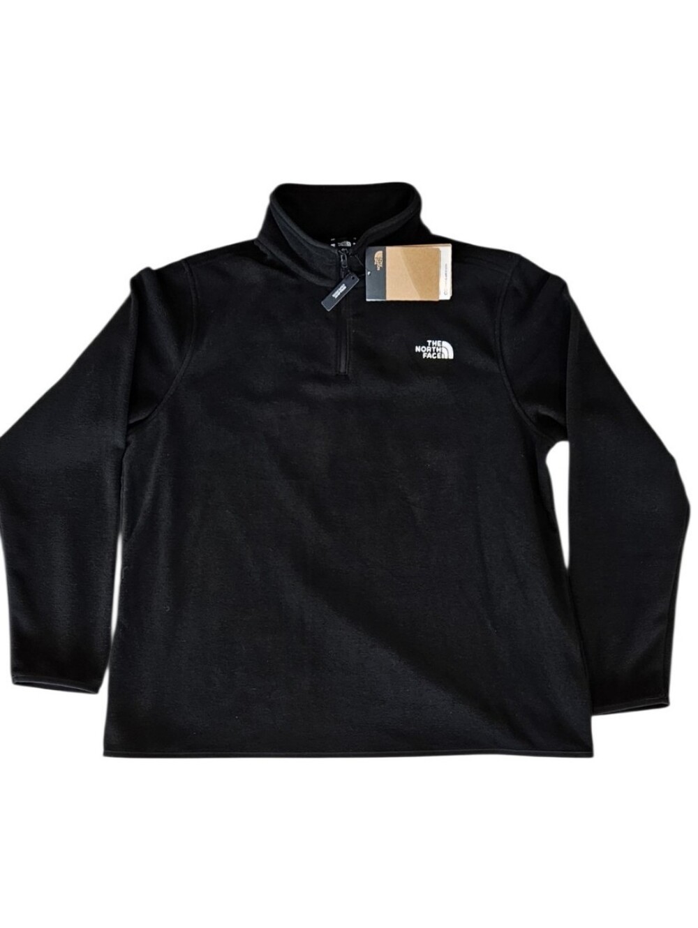 The North Face Women’s XL Glacier 1/4 Zip Fleece Pullover Black NWT